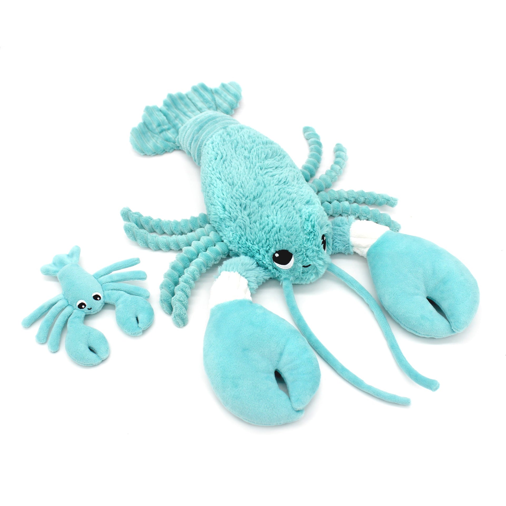 Peluche homard Iloveyou maman et son bébé bleu aqua – Les Ptipotos