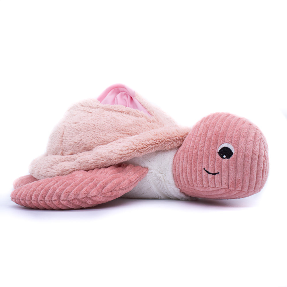 Peluche tortue géante Sauvenou rose – Les Ptipotos – vue 7