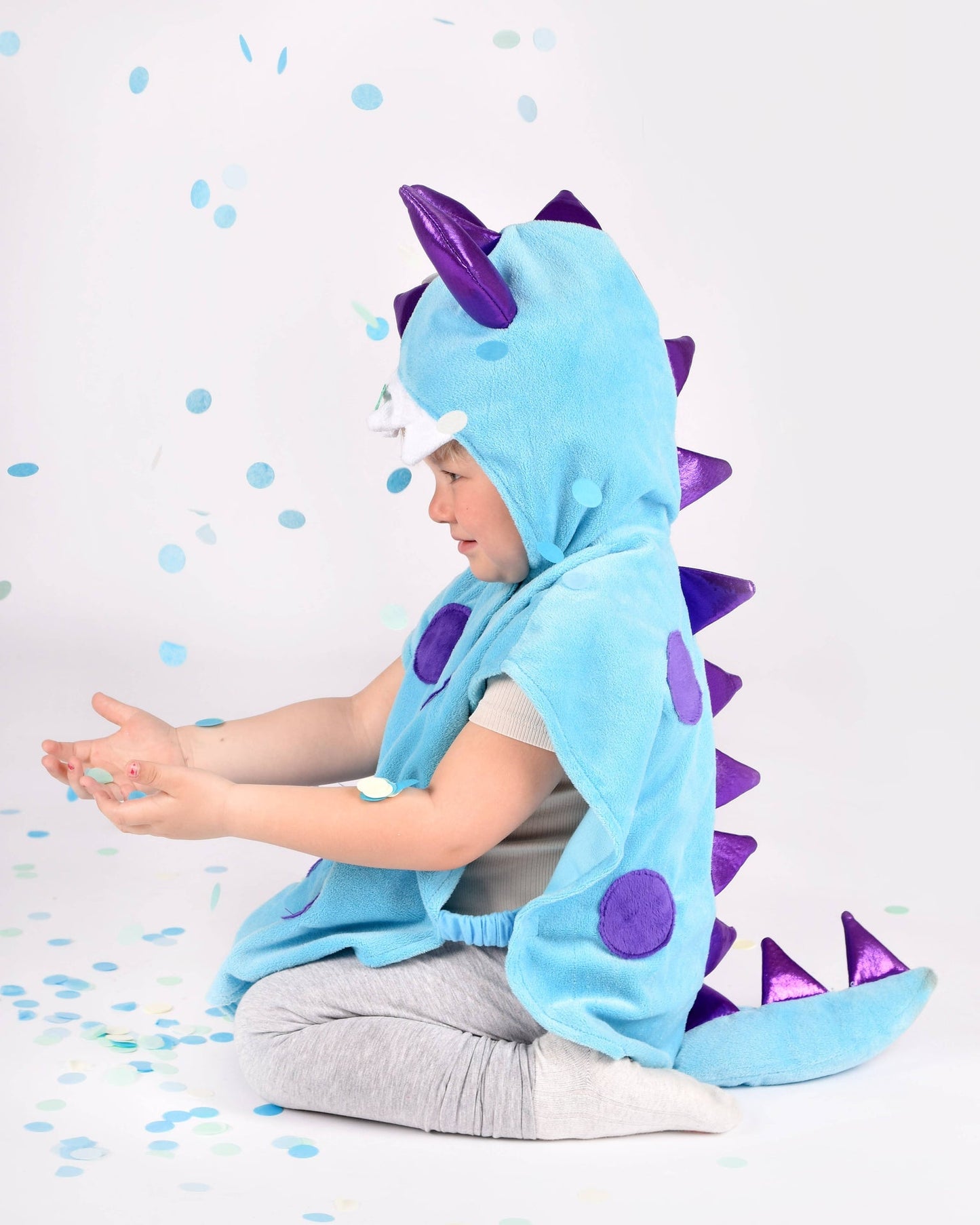 Cape Mini Monstre Bleu Taille 86-110 cm 1-4 ans