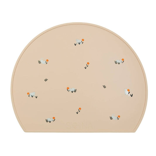 Set de table en silicone Chats - crème