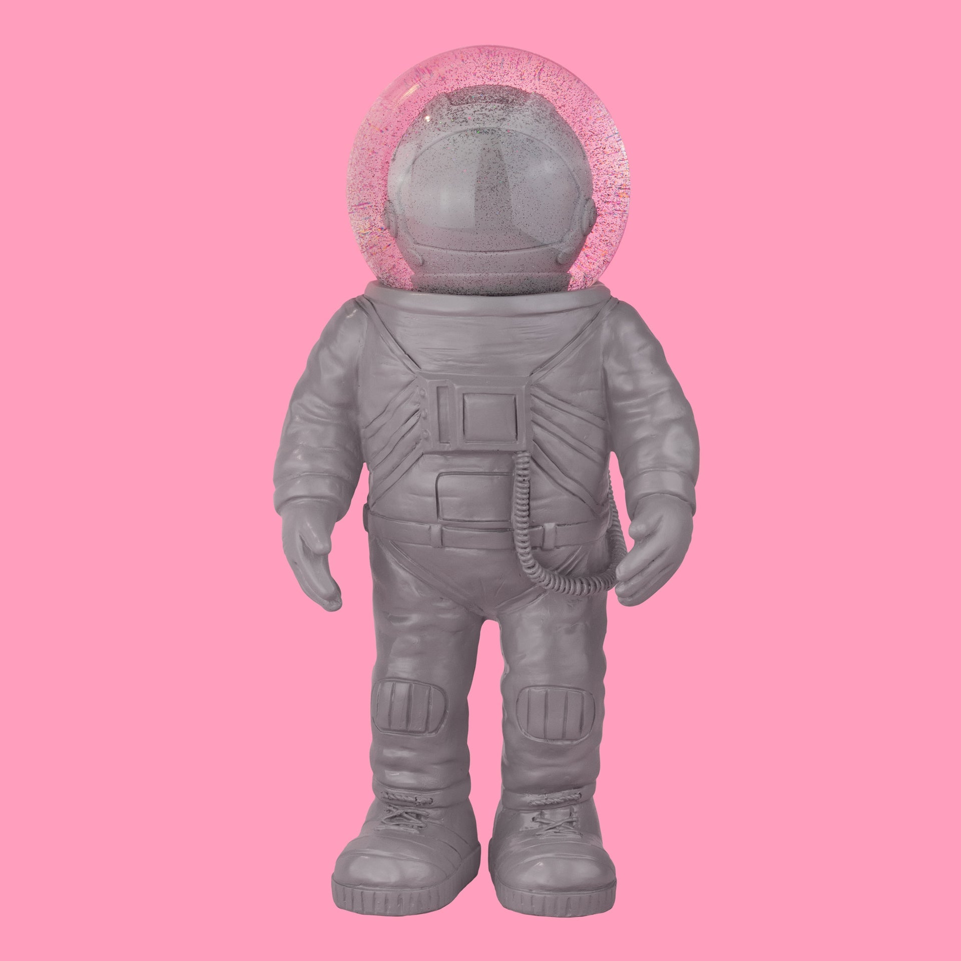 boule a neige astronaute geant gris donkey