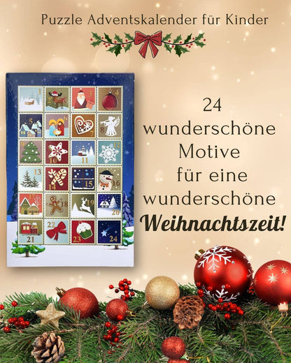 24-tägiger Puzzle-Adventskalender