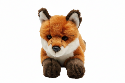 Rotfuchs-Plüschtier, liegend