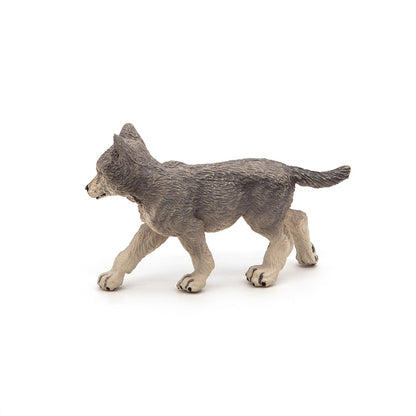 Figurine Louveteau gris