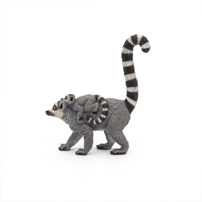 Figurine Lémurien et son bébé