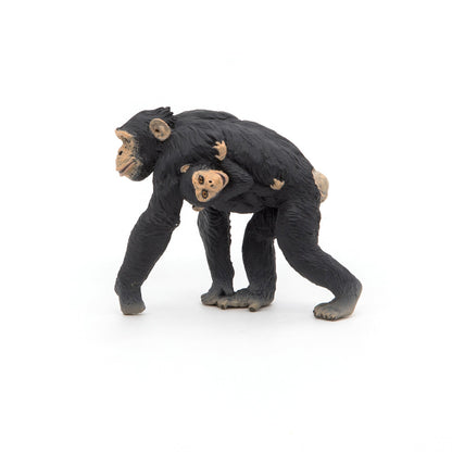 Figurine Chimpanzé et son bébé