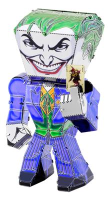 MetalEarth LEGENDS: JUSTICE LEAGUE/THE JOKER, maquette 3D en métal avec 1 feuille multicolore, sur carte 12x17cm, 14+