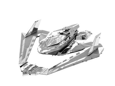 MetalEarth: BATMAN vs SUPERMAN / BATWING 9.19x9.68x4.39cm, maquette 3D en métal avec 2 feuilles, sur carte 12x17cm, 14+