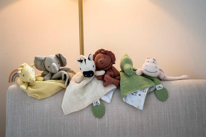 Doudou Éléphant avec Support de Dentition