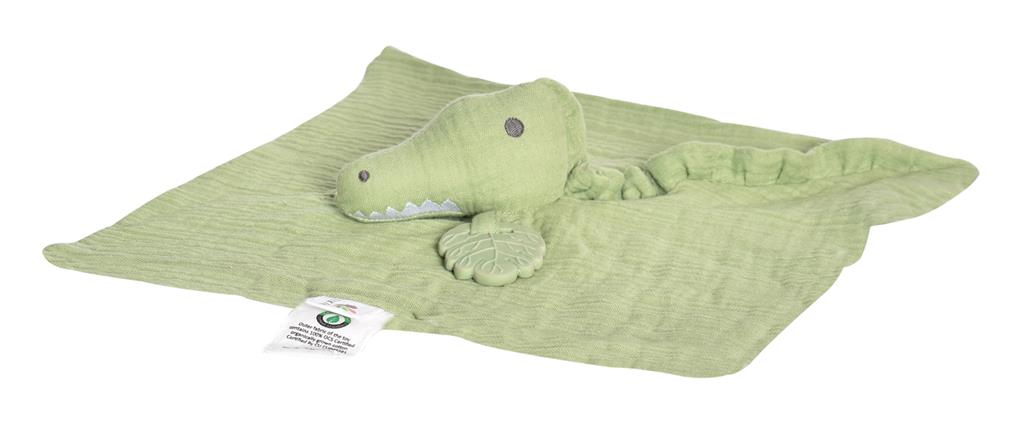 Doudou Crocodile avec Support de Dentition