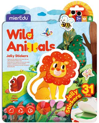 Jelly Sticker - Wilde Tiere