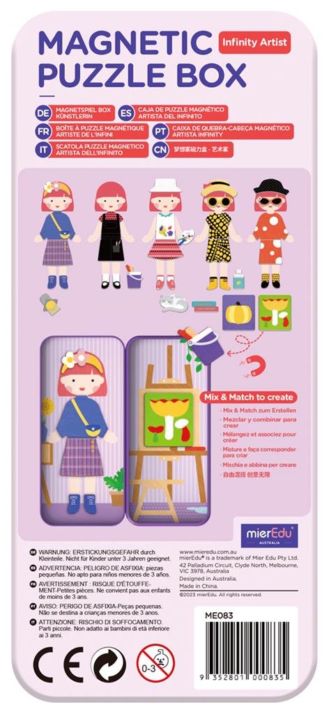 Boîte De Puzzle Magnétique - Artiste