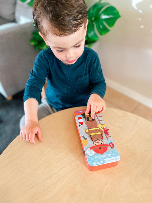 Magnetische Puzzlebox - Feuerwehrmann