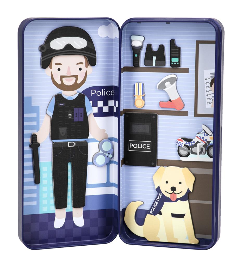 Magnetische Puzzlebox - Polizist