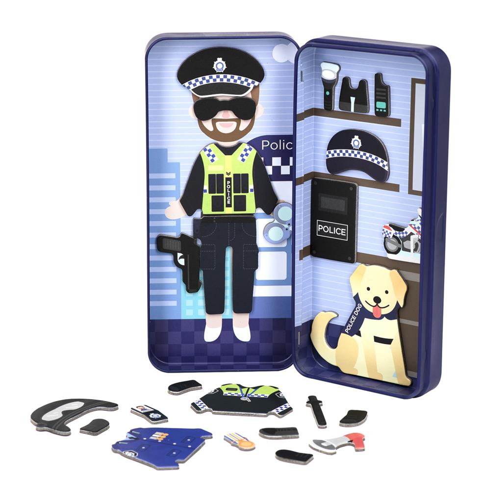 Magnetische Puzzlebox - Polizist