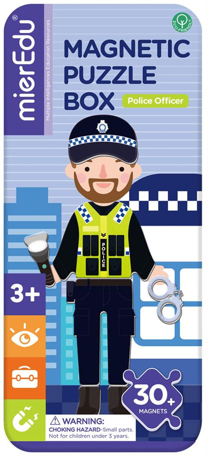Magnetische Puzzlebox - Polizist