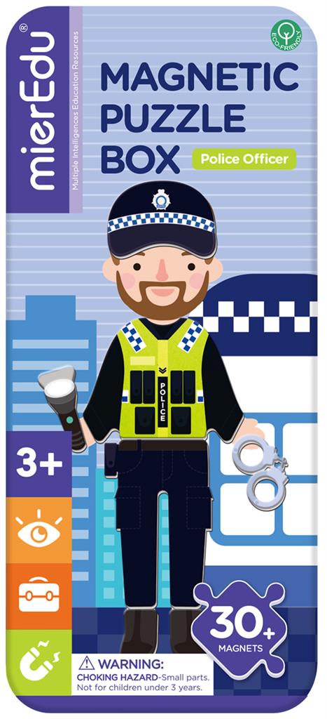 Magnetische Puzzlebox - Polizist