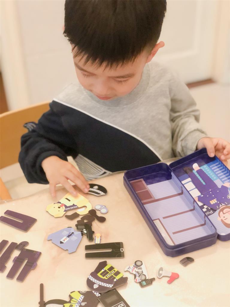 Magnetische Puzzlebox - Polizist