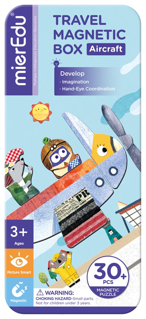 Magnetische Puzzlebox - Flugzeuge