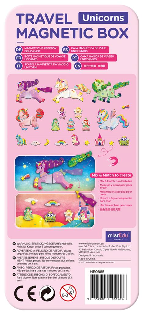 Boîte De Puzzle Magnétique - Licornes