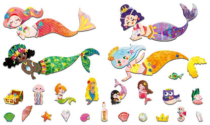 Magnetische Puzzlebox - Meerjungfrauen