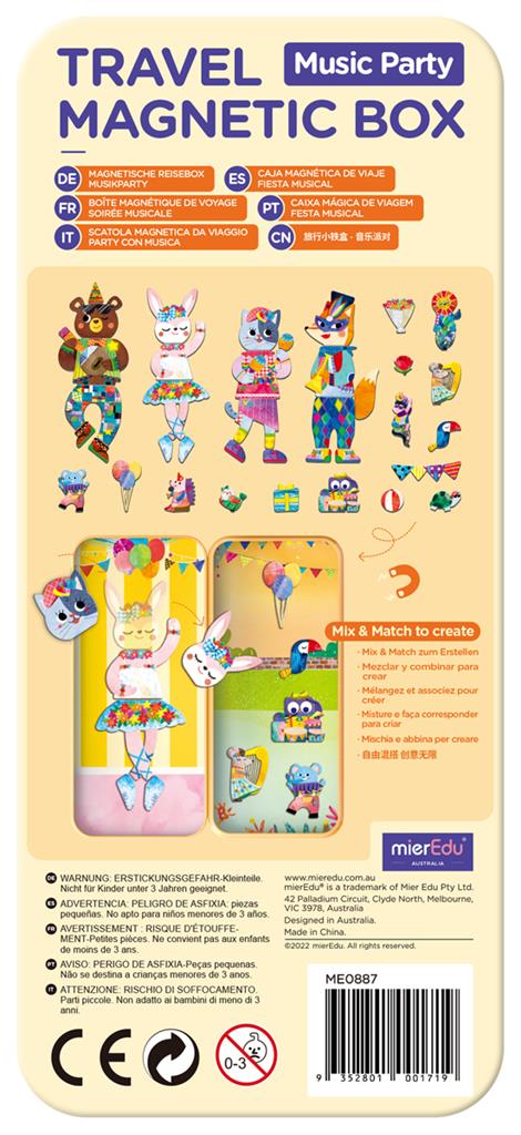 Magnetische Puzzlebox - Tiere