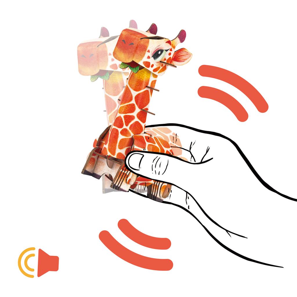 Puzzle 3D Construction - Girafe