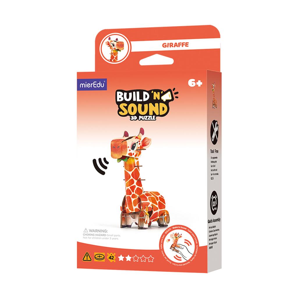 Puzzle 3D Construction - Girafe