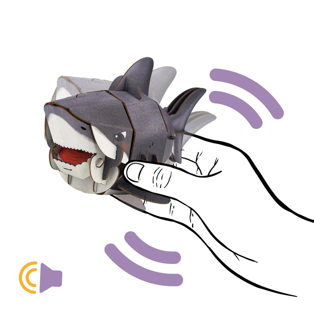 Puzzle 3D Construction - Requin