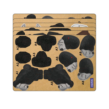 3D Construction Puzzle - Gorilla