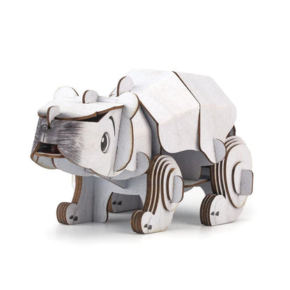 3D Konstruktionspuzzle - Eisbär