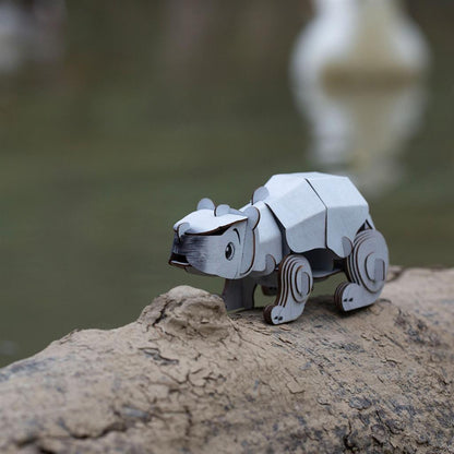 3D Konstruktionspuzzle - Eisbär