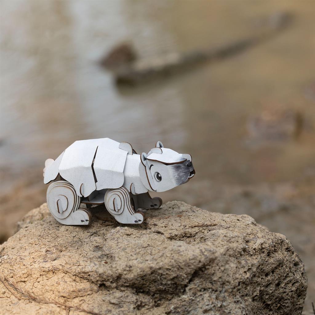 3D Konstruktionspuzzle - Eisbär