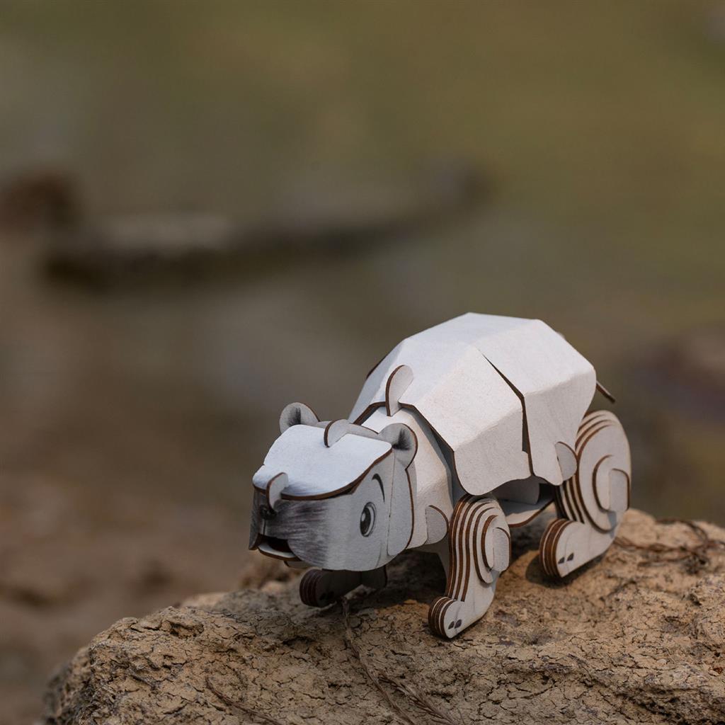 3D Konstruktionspuzzle - Eisbär