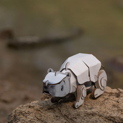 3D Konstruktionspuzzle - Eisbär