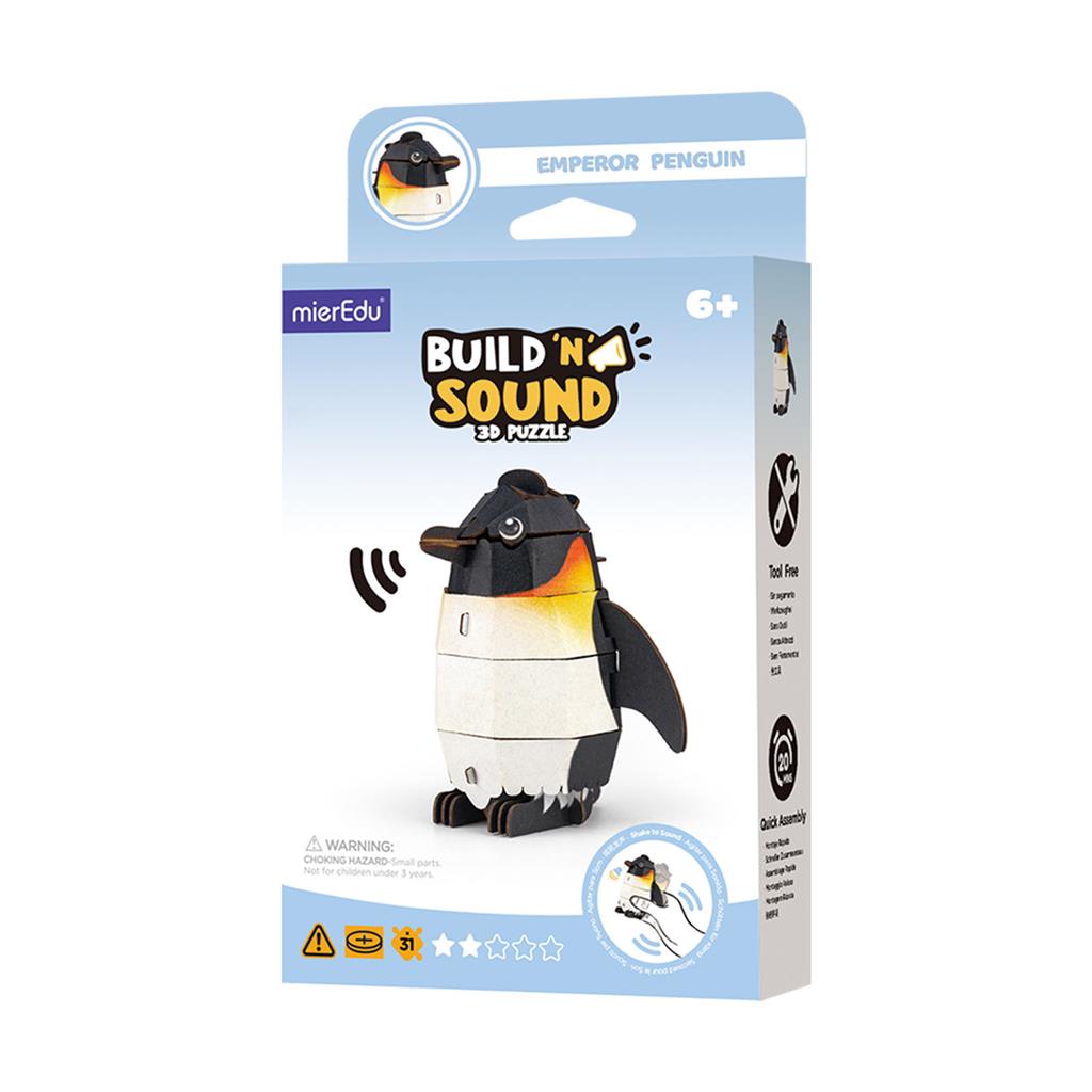3D-Konstruktionspuzzle - Kaiserpinguin