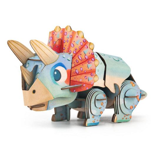 3D Puzzle Konstruktion - Triceratops