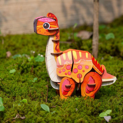 Puzzle 3D Construction - Brachiosaure