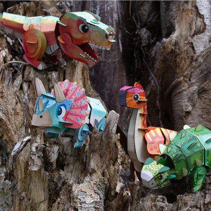 3D Puzzle Construction - Ankylosaurus