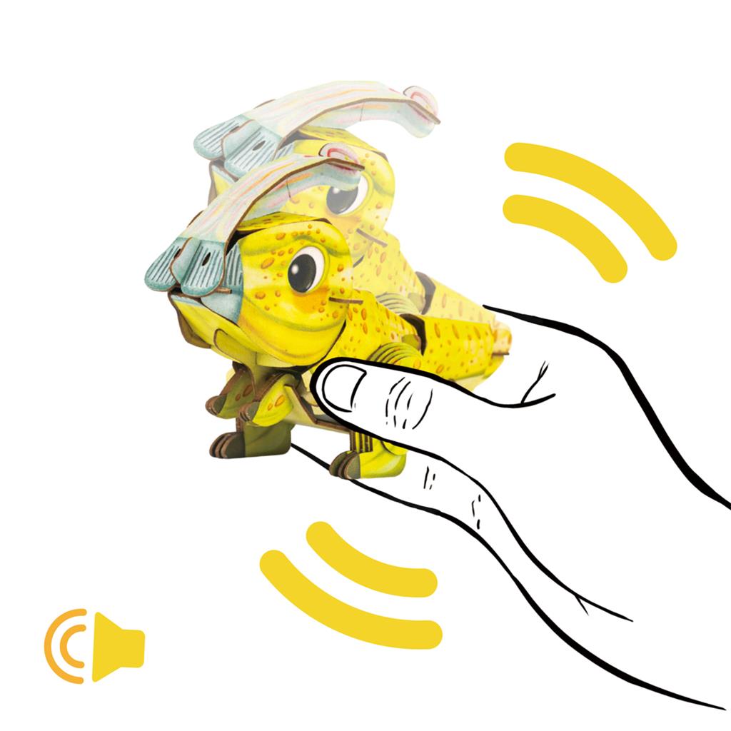 3D Puzzle Construction - Parasaurolophus