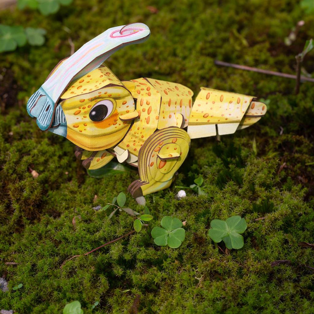 3D Puzzle Construction - Parasaurolophus