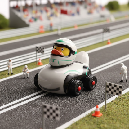 Canard à roulettes Formule 1 - Argent