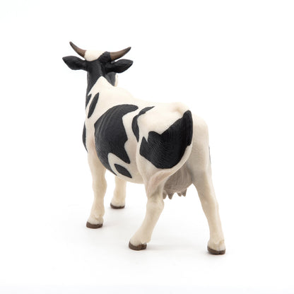 Figurine Vache noire et blanche