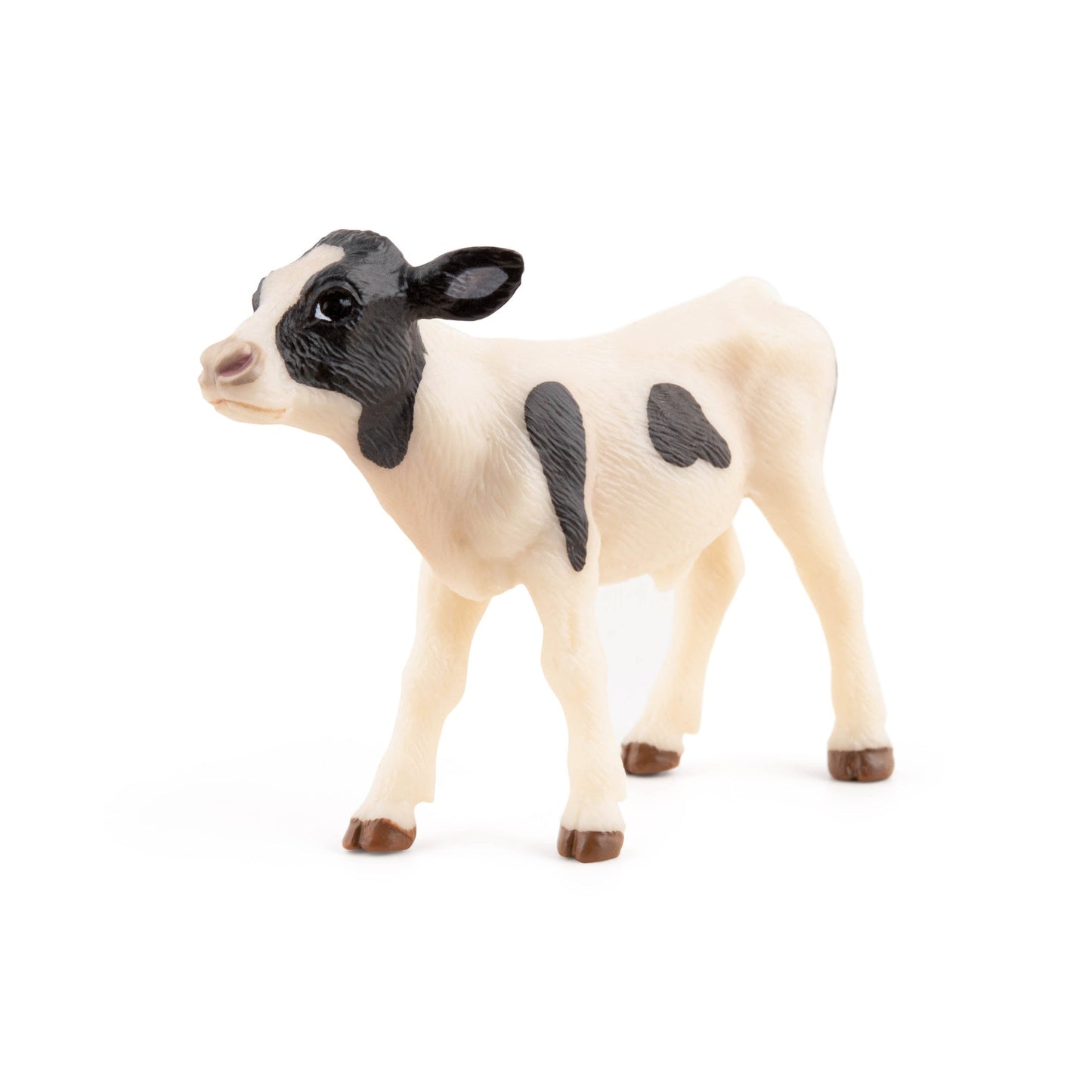 Figurine Veau noir et blanc