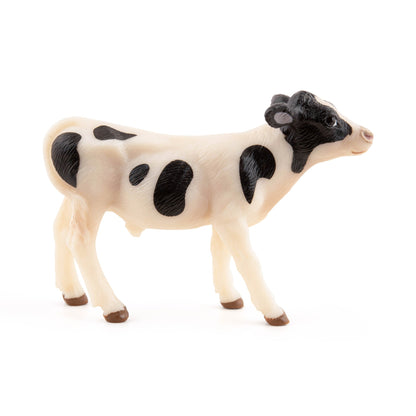 Figurine Veau noir et blanc