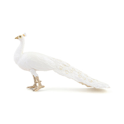 Figurine Paon blanc