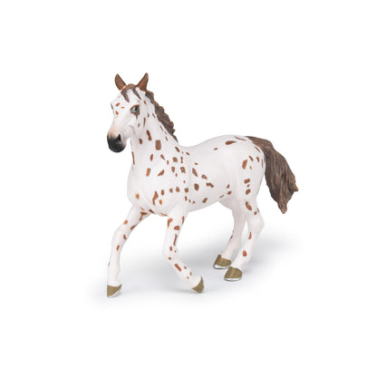 Figurine Jument appaloosa brune