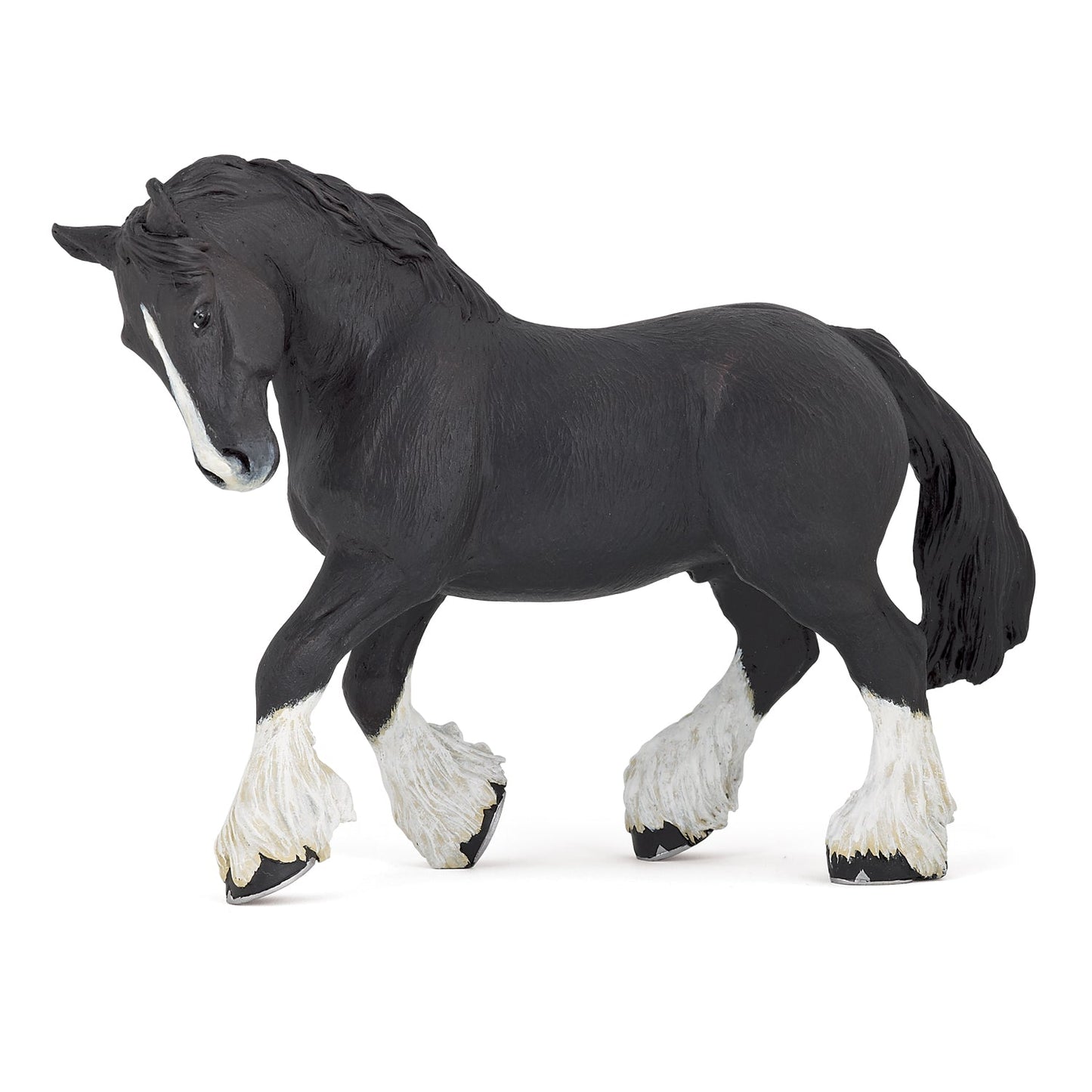 Figurine Etalon shire noir