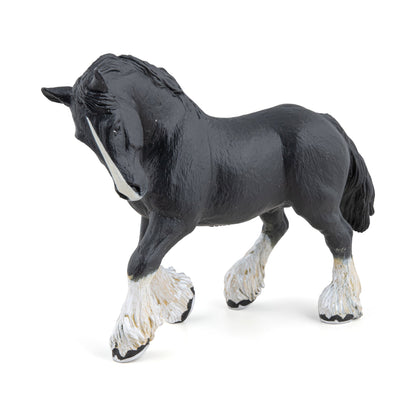 Figurine Etalon shire noir