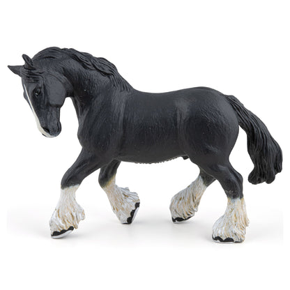 Figurine Etalon shire noir